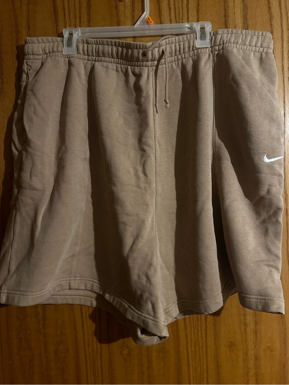 Nike Men’s Light Brown Athletic Drawstring Shorts